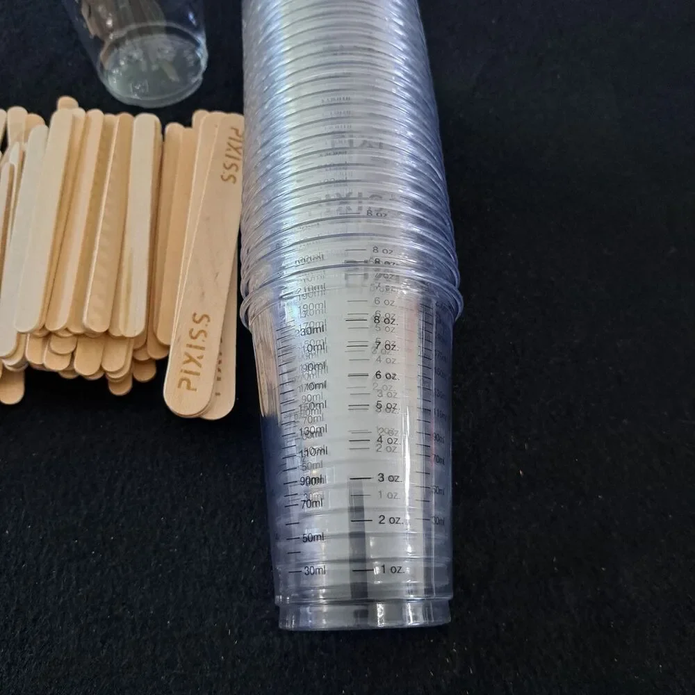Disposable Plastic Measuring Cups for Baking Cooking Epoxy Resin Mixing